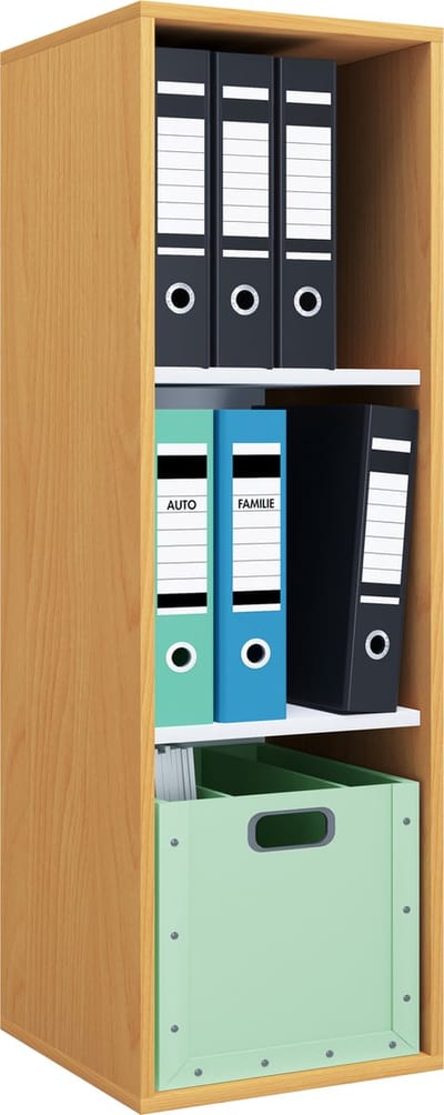 Houten kantoorstandaard boekenkast archiefkast boekenkast Lona l 3f