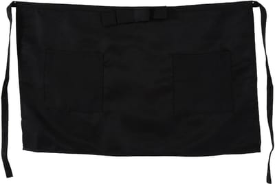 Dailygoods- Schort Korte Stijl - Unisex Server Schort - Twee Zakken - 35% Katoen/65% Polyester - Afmetingen 57,5 x 37,5 cm - Gewicht 68g - Keuken Schort