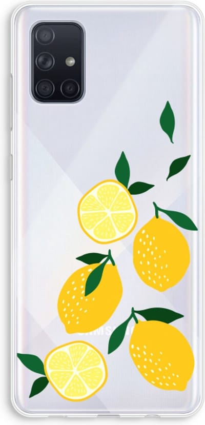 Case Company® - Hoesje geschikt voor Samsung Galaxy A71 hoesje - You're my lemon - Soft Cover Telefoonhoesje - Bescherming aan alle Kanten en Schermrand