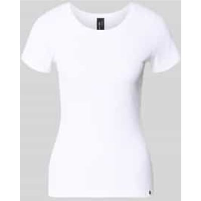 T-shirt met labeldetail