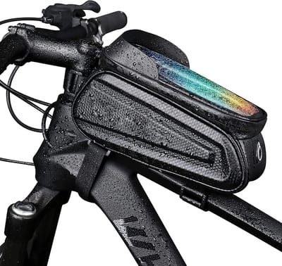 Waterdichte Fietstas - Stuur - Racefiets/Mountainbike Fiets tas voor telefoon - Bike frametas - Houder Fiets – Smartphonehouder - Ook voor scooter & motor - telefoonhouder voor fiets