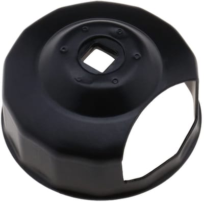 Dailygoody - Oliefilterdopsleutel - Olie filter sleutel - Antislip oppervlak - Zwart - 14-punts oliefiltersleutel - Geschikt voor H-arley - 76 mm
