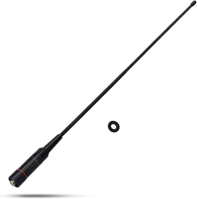 Dual Band UHF/VHF Portofoon Antenne met SMA Female Connector - 144/430MHz