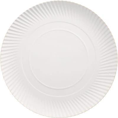 8x 25 Borden karton pure rond Ø 32 cm · 2 cm wit