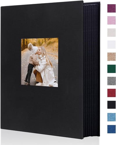 Groot Instak Fotoalbum voor 300 Foto's 10 x 15 cm in Linnen Look