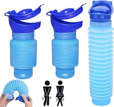 Draagbaar krimpbaar urinoir - 750 ml, herbruikbaar en ideaal voor noodgevallen