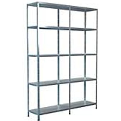 Legborden zonder bouten, H 2000 x B 1400 x D 350 mm, gegalvaniseerd