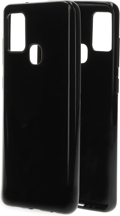 Mobiparts hoesje geschikt voor Samsung Galaxy A21s - Zacht TPU - Schokabsorberend TPU - Grip Coating - Zwart