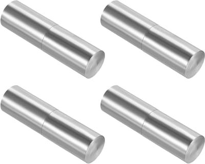 Weldbare Barrel Scharnieren 60mm x 16mm - Set van 4 RVS Scharnierpennen voor Deuren, Poorten en Vensters