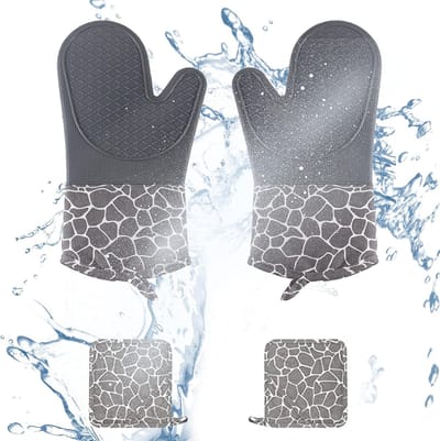 Luxe ovenwanten set – Keukenhulp  Keuken Textiel – Oven Accessiores – Oven Gloves