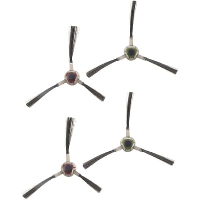 Lot de 4 brosses latérales de rechange pour aspirateur robot Deebot DE55 DE6G DD33 DJ35 gray