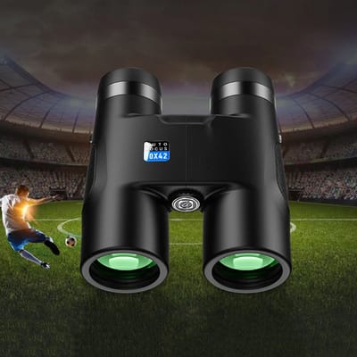 10x42 Digitale Verrekijker voor Volwassenen & Kinderen – Waterdicht, Auto Focus & Opvouwbaar | Telescoop voor Vogels Kijken, Natuur, Reizen, Jacht, Safari & Wildlife