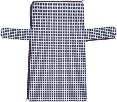 Net Gaas - Plastic Laken - Tuin Decoratie - Weerbestendig Materiaal - 1 x 1 x 1 cm - Transparant