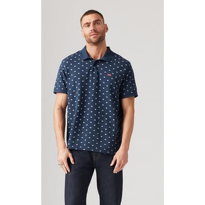 Levi's Levis Polo Shirt Navy Maat: S | Poloshirts Outlet | Heren | Blauw