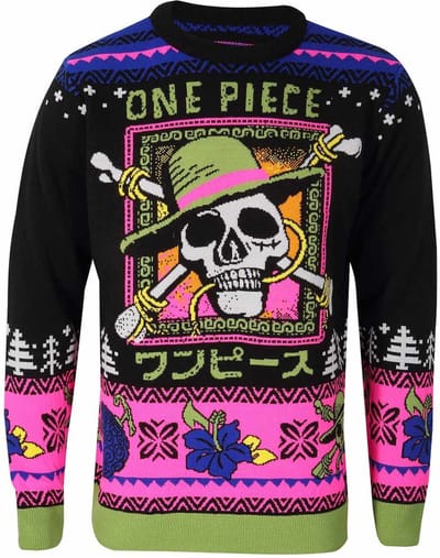 One Piece Skull Heren Christmas jumper - meerkleurig - M