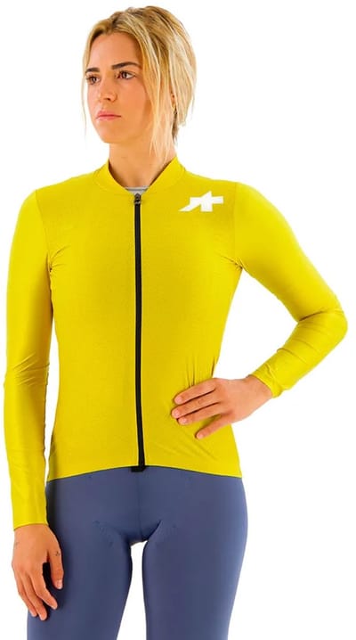 Assos Uma Gt S11 Evo Trui Met Lange Mouwen Geel M Vrouw
