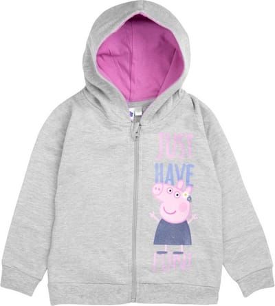 Peppa Pig Vest - Just have fun - Grijs - Maat 86/92