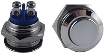 16 mm IP65 Drukknop voor Auto Bel en Claxon - Momentary Knop voor Diverse Toepassingen