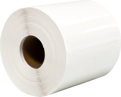 500 Etiketten Rond Transparant 80 mm op Rol - Sluitzegel - Markeringspunten - Blanco ronde stickers - DULA