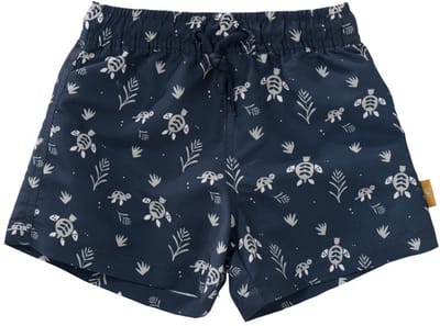 Fresk UV Zwembroek voor Jongens 110 - Sneldrogende Zwemkleding - UV-bescherming UPF 50 - Zwemshort Kinderen - Blauw - Turtle
