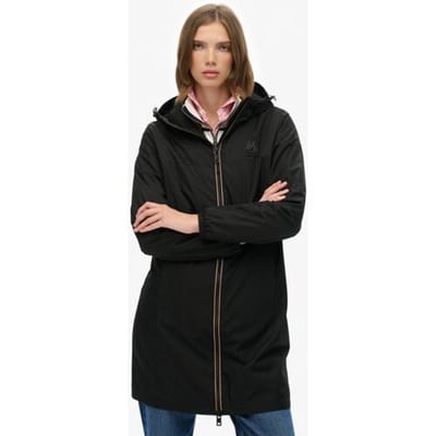 Superdry Lange Tri Windbreaker Jas Black Grootte: 44
