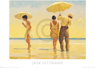 Kunstdruk Jack Vettriano - Mad Dogs 50x40cm