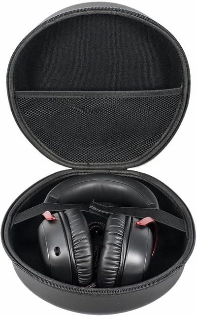Harde Hoofdtelefoon Hoes - Reis Case - Hoofdtelefoon Beschermen - Waterdicht Stofdicht - 25 x 23.5 x 11 cm - Zwart