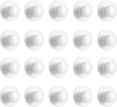 20 Stuks Plastic Ronde Ladeknoppen, Zelfklevende Kastgrepen voor Keuken, Badkamer en Spiegels, Eenvoudig te Installeren en Duurzaam met Stijlvol Ontwerp