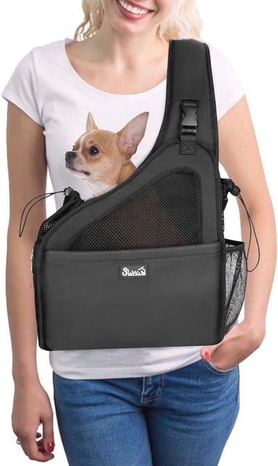 Handenvrije Hondendraagdoek voor Kleine Honden - Ademend en Verstelbaar