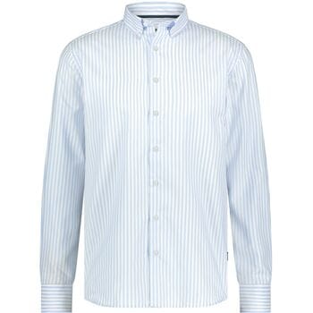 State Of Art Dobby Overhemd Streep Lichtblauw - Maat XXL - Heren - Overhemden Casual