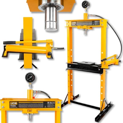 JCB - Serie - Hydraulische Vloerpers - 12 Ton - Manometer