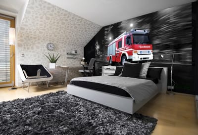 Poster | Rood , Zwart | 104 x 70,5 cm
