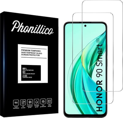 Screenprotector voor Honor 90 Smart 5G - 2 stuks Beschermglas van glas Transparante glazen schermbeschermfolie