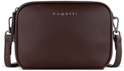 bugatti schoudertas Almata Crossbody Bag Brown donkerbruin