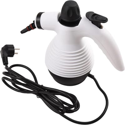 Stoomreiniger Handheld - Stoomapparaat - Huis Reinigen - Kinderslot - 1000W - Wit Zwart