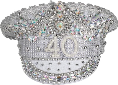 Ginger Ray - Glitter & glamour verjaardagshoed 40 jaar