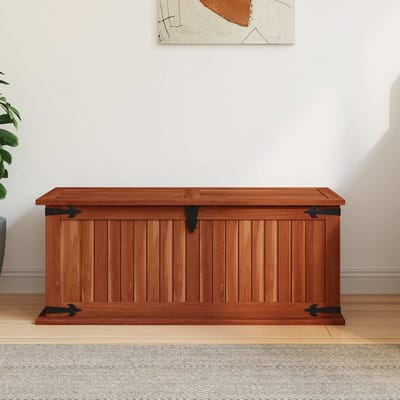 vidaXL - Opbergkist - 79x34x32 - cm - massief - acaciahout