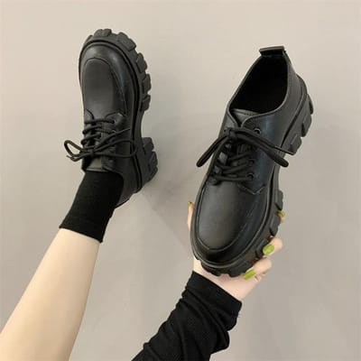 Student Jk Uniform Schoenen Plateauhak Damesschoenen Hoge Kwaliteit Dames Oxford Casual Harajuku Schoenen Dames Zapatos Mujer 5