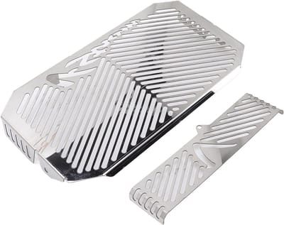 Motor Radiator Beschermer - Oliekoeler Grill - Motor Beschermen - Roestvrij Staal - 42 cm - Zilver