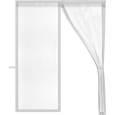 O'DADDY® Deurgordijn Deluxe FIBER - Magnetisch Vliegengordijn - Voor Nieuwbouw en Standaard Deuren - Eenvoudige Installatie - Deurhor Wit - 184x230 cm