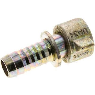 19 mm & G3/4'' Stalen/gietijzeren Slangpilaar Binnendraad en Veiligheidskraag DIN 8537/20033