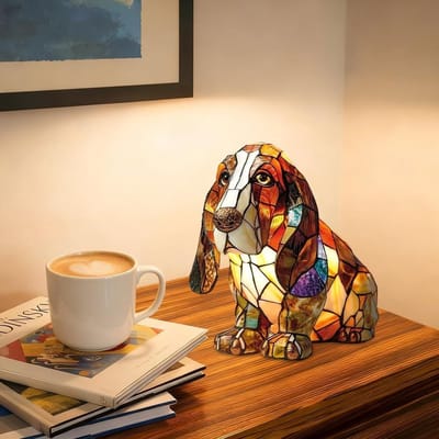 Decoratieve Nachtlamp voor Hondenliefhebbers - LED Luminous Dog Lamp voor Kinderen en Thuisdecoratie, Energieklasse A