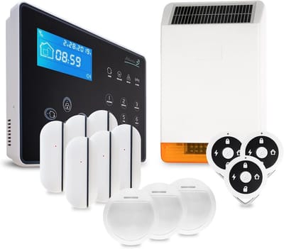 Draadloos Alarmsysteem - Home Beveiliging - Huis Beschermen - Dieren Immuun - Zwart