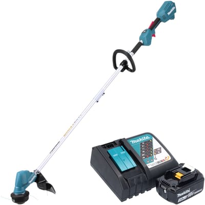 Makita DUR 192 LRF1 accu grastrimmer 18 V 300 mm borstelloos + 1x accu 3,0 Ah + oplader