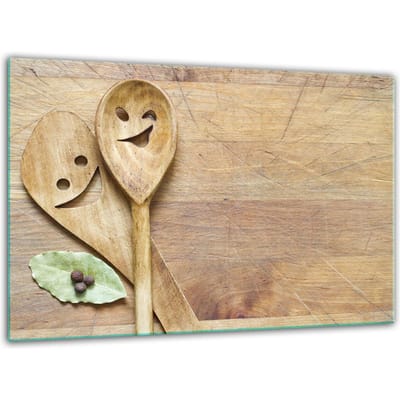 TMK ArtDeko Serie - Gehard Glas Snijplank - 30x22 cm - Hout Dessin