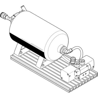 Festo Drukbooster QS-10 Inlaat 2-8/Uitlaat 4.5-10bar - 552930