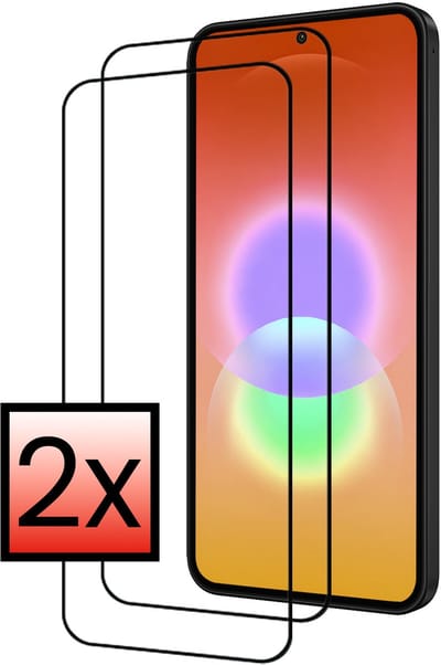 Screenprotector - 2 Stuks - Geschikt voor Samsung Galaxy A27 - Full Cover - Beschermglas - Gehard Glas - Tempered Glass - Screen Protector