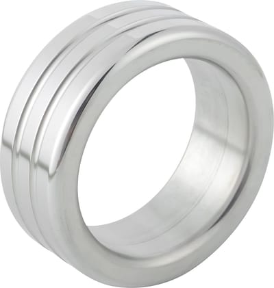 Banoch | glansring groef Ø 23 mm | eikelring | Metaal cockring