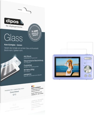 dipos – 2x Pantserfolie geschikt voor DawnMeet Q12 | 9H Screenprotector