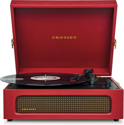 Crosley Voyager CR8017B-BUR - Burgundy Rood - Bluetooth in/uit Platenspeler